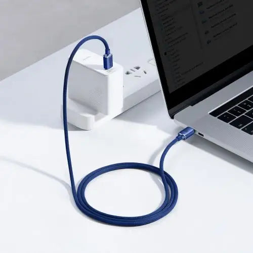 Baseus Crystal Shine cable USB-C to USB-C 100W 1.2m (blue) - Type-C cable<<<Accessories<<<Основна<<<DunaXML&&&USB-C