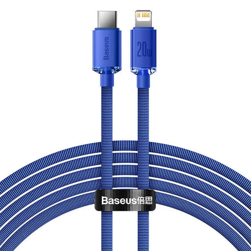 Baseus Crystal Shine cable USB-C to Lightning 20W PD 2m (blue) - USB-C to Lightning<<<USB cables<<<GSM