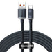 Baseus Crystal Shine cable USB to USB-C 100W 1.2m (black) - USB to USB-C<<<USB cables<<<GSM