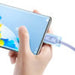 Baseus Crystal Shine cable USB to USB-C 5A 1.2m (purple) - USB to USB-C<<<USB cables<<<GSM