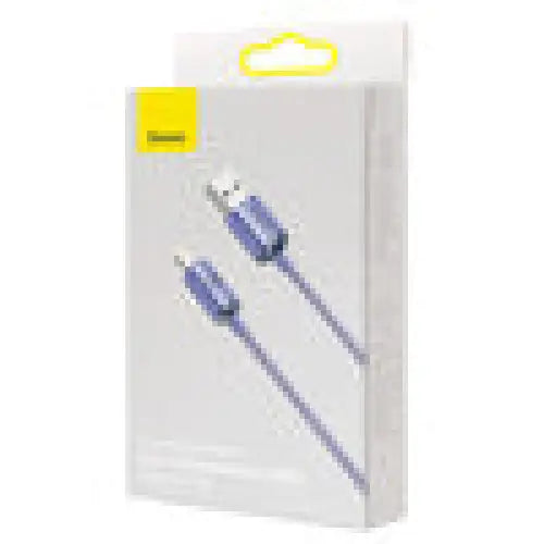 Baseus Crystal Shine cable USB to Lightning 2.4A 1.2m (purple) - USB to Lightning<<<USB cables<<<GSM