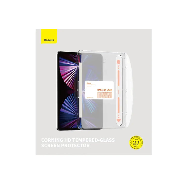 Baseus Crystal tempered glass for iPad Pro 12.9’’ (2018/2020/2021/2022) + mounting kit - transparent - Cell phone
