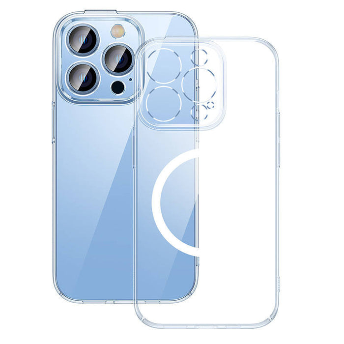 Baseus Crystal Transparent Magnetic Case and Tempered Glass set for iPhone 14 Pro Max - For smartphones<<<Tempered