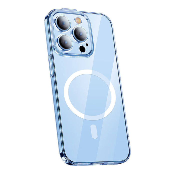 Baseus Crystal Transparent Magnetic Case and Tempered Glass set for iPhone 14 Pro Max - For smartphones<<<Tempered