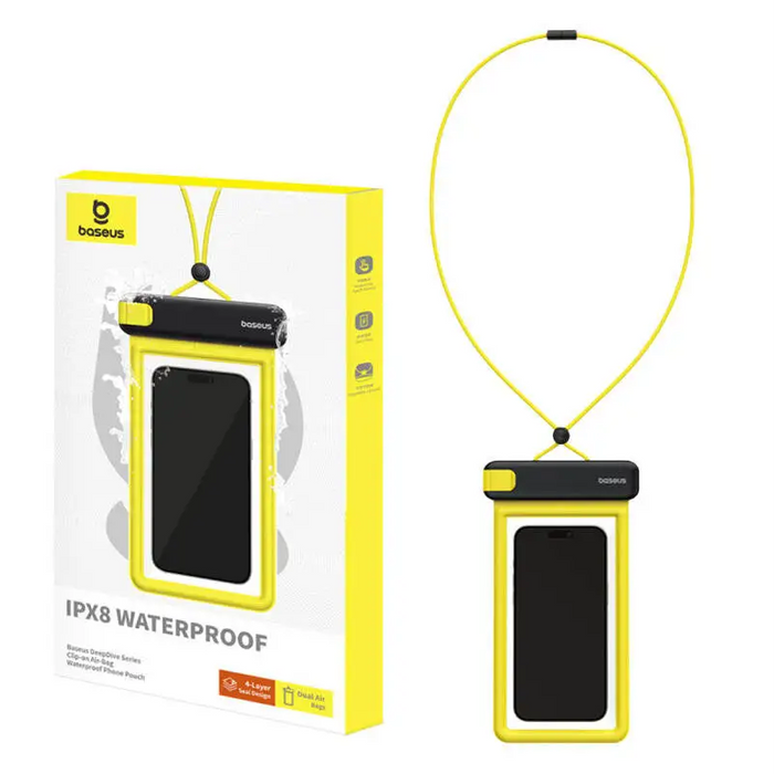 Baseus DeepDive waterproof case (black) - Waterproof cases<<<Cases<<<GSM Accessories<<<InnproXML&&&Cell phone cases