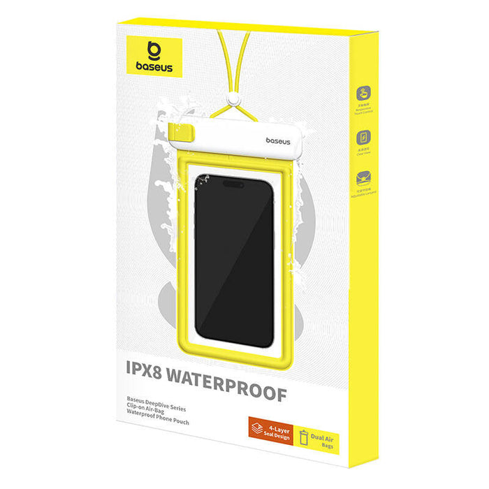 Baseus DeepDive waterproof case (white) - Waterproof cases<<<Cases<<<GSM Accessories<<<InnproXML&&&Cell phone cases