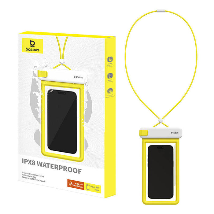 Baseus DeepDive waterproof case (white) - Waterproof cases<<<Cases<<<GSM Accessories<<<InnproXML&&&Cell phone cases