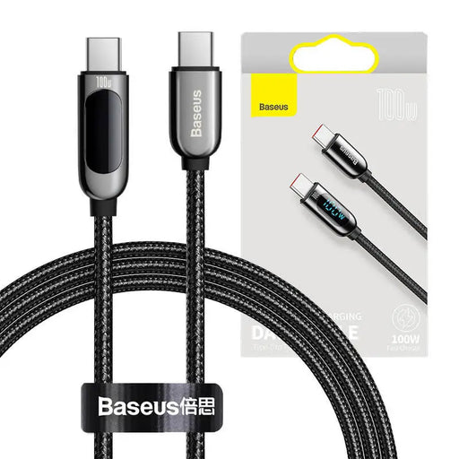 Baseus Display Cable USB-C to Type-C 100W 1m (black) - USB-C to USB-C<<<USB cables<<<GSM Accessories<<<InnproXML&&&Cell