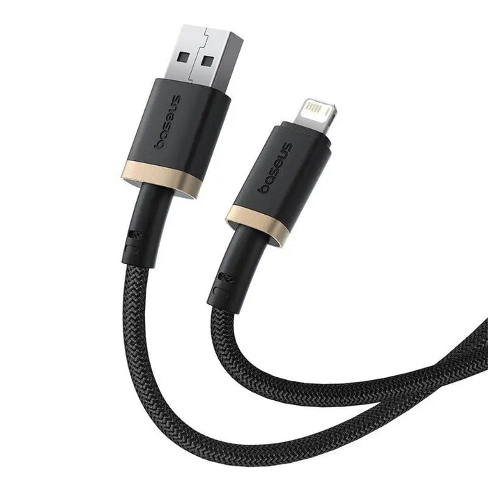Baseus Dura Type A to IP 2.4A 2 m fast charging cable Black Gold - USB cablesAKG-KAB<<<GSM accessoriesAKG<<<ActionPL