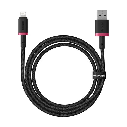 Baseus Dura Type A to IP 2.4A fast charging cable Black Red - USB cablesAKG-KAB<<<GSM accessoriesAKG<<<ActionPL
