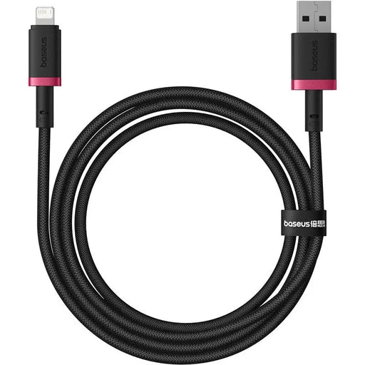 Baseus Dura Type A to IP 2.4A fast charging cable Black Red - USB cablesAKG-KAB<<<GSM accessoriesAKG<<<ActionPL