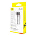 Baseus Dura Type C fast charging cable for iP 20 W 1 m Black Red - USB cablesAKG-KAB<<<GSM accessoriesAKG<<<ActionPL