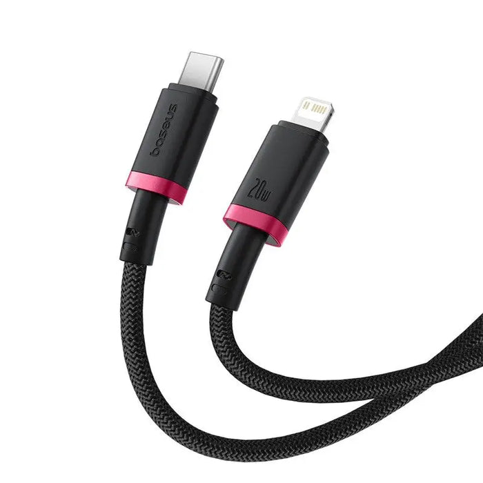 Baseus Dura Type C fast charging cable for iP 20 W 1 m Black Red - USB cablesAKG-KAB<<<GSM accessoriesAKG<<<ActionPL