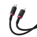 Baseus Dura Type C fast charging cable for iP 20 W 1 m Black Red - USB cablesAKG-KAB<<<GSM accessoriesAKG<<<ActionPL