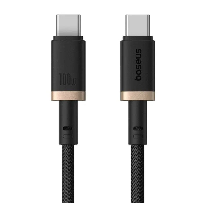 Baseus Dura Type C to Type C 100 W fast charging cable 1 m Black Gold - USB cablesAKG-KAB<<<GSM