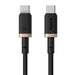 Baseus Dura Type C to Type C 100 W fast charging cable 1 m Black Gold - USB cablesAKG-KAB<<<GSM