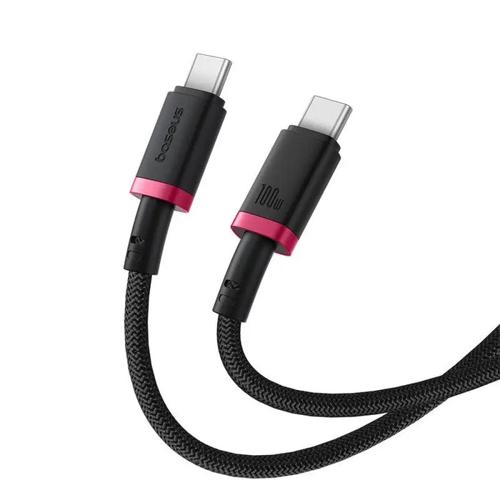 Baseus Dura Type C to Type C 100 W fast charging cable 2 m Black Red - USB cablesAKG-KAB<<<GSM accessoriesAKG<<<ActionPL