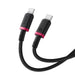 Baseus Dura Type C to Type C 100 W fast charging cable 2 m Black Red - USB cablesAKG-KAB<<<GSM accessoriesAKG<<<ActionPL