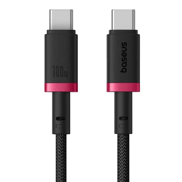 Baseus Dura Type C to Type C 100 W fast charging cable 2 m Black Red - USB cablesAKG-KAB<<<GSM accessoriesAKG<<<ActionPL