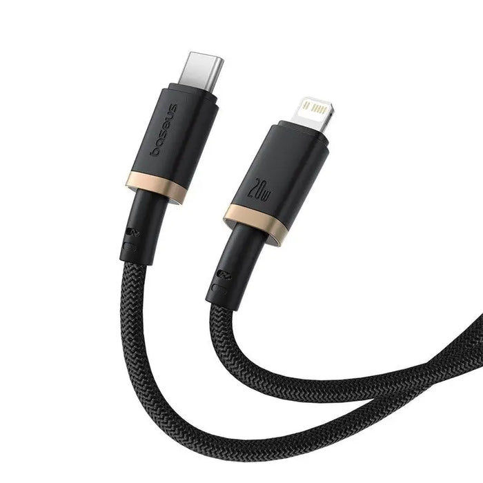 Baseus Dura USB-C - iP - USB-C to Lightning (7-pin) cable 20 W 2 m (black gold) - USB cablesAKG-KAB<<<GSM