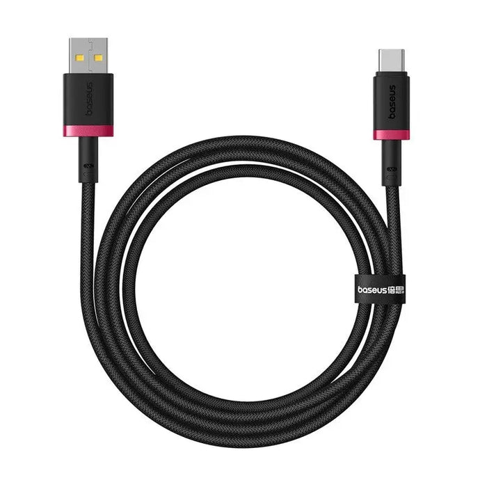 Baseus Dura USB Type A to Type C 60 W fast charging cable 1 m Black Red - USB cablesAKG-KAB<<<GSM