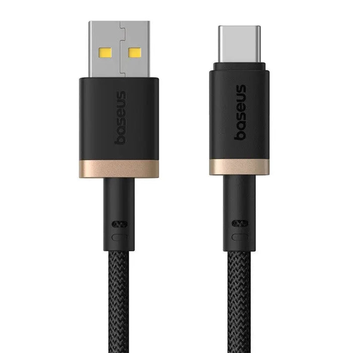 Baseus Dura USB Type A to Type C 60 W fast charging cable 2 m Black Gold - USB cablesAKG-KAB<<<GSM