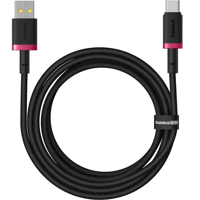 Baseus Dura USB Type A to Type C 60 W fast charging cable 2 m Black Red - USB cablesAKG-KAB<<<GSM