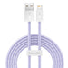 Baseus Dynamic cable USB to Lightning 2.4A 2m (Purple) - USB to Lightning<<<USB cables<<<GSM Accessories<<<InnproXML