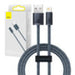 Baseus Dynamic Series cable USB to Lightning 2.4A 1m (gray) - USB to Lightning<<<USB cables<<<GSM