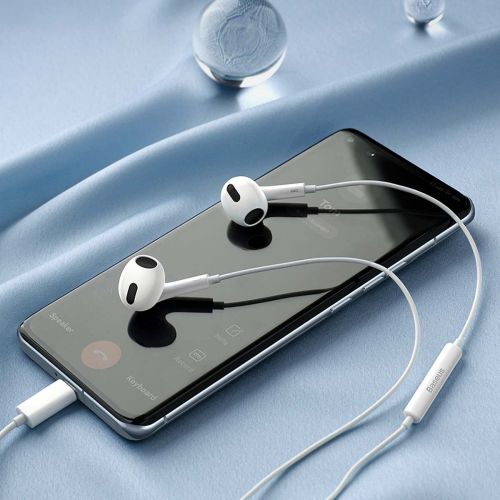 Baseus Encok C17 Earphones (white) - Audio<<<Основна<<<DunaXML&&&Wired<<<Headphones<<<Audio<<<InnproXML&&&Headphones