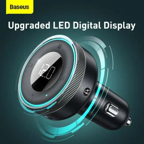 Baseus Enjoy Car Wireless MP3 Charger Bluetooth 5.0 microSD AUX (black) - Car