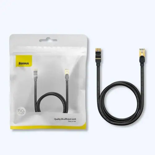 Baseus Ethernet RJ45 10Gbps 1.5m network cable (black)