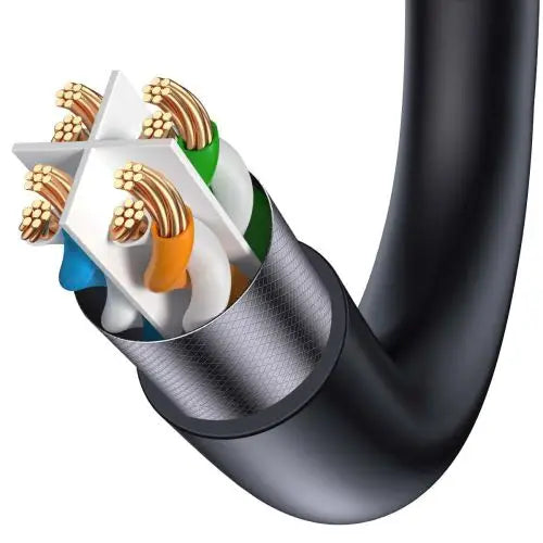 Baseus Ethernet RJ45 10Gbps 1.5m network cable (black)