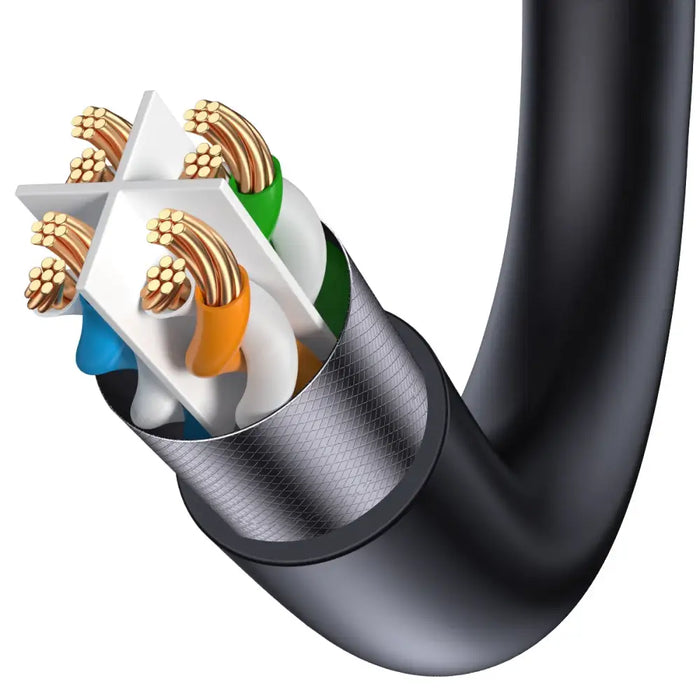Baseus Ethernet RJ45 10Gbps 20m network cable (black) - Network cables<<<Cables<<<IT Accessories<<<InnproXML&&&Kable