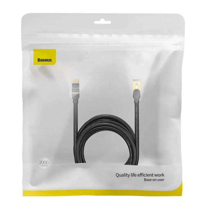 Baseus Ethernet RJ45 10Gbps 20m network cable (black) - Network cables<<<Cables<<<IT Accessories<<<InnproXML&&&Kable