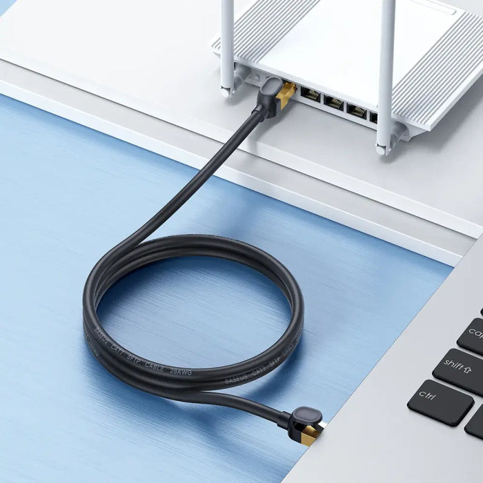 Baseus Ethernet RJ45 10Gbps 20m network cable (black) - Network cables<<<Cables<<<IT Accessories<<<InnproXML&&&Kable