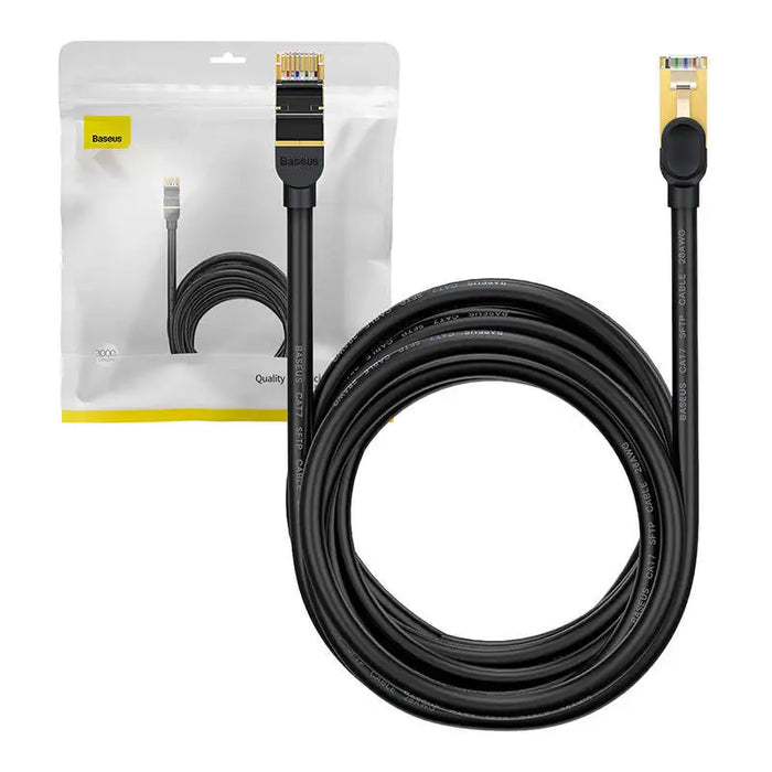 Baseus Ethernet RJ45 10Gbps 30m network cable (black) - Network cables<<<HurtelXML&&&Network cables<<<Cables<<<IT
