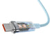 Baseus Explorer 100W USB-C - USB-C Cable with Intelligent Temperature Sensor 1m - Blue - Cell phone cables<<<HurtelXML
