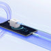 Baseus Explorer 100W USB-C - USB-C Cable with Intelligent Temperature Sensor 1m - Blue - Cell phone cables<<<HurtelXML