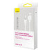 Baseus Explorer Series cable USB - Lightning 2.4A 2 m white (CATS010102) - Cell phone cables<<<HurtelXML