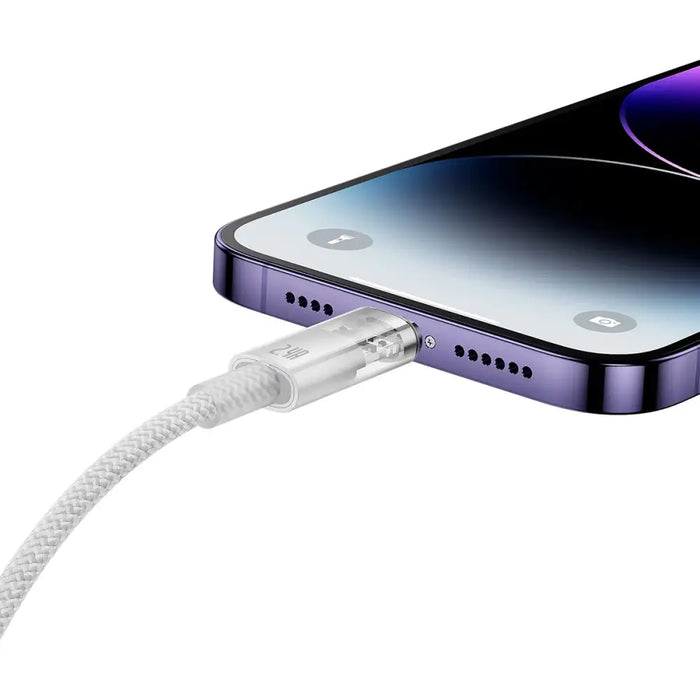 Baseus Explorer Series cable USB - Lightning 2.4A 2 m white (CATS010102) - Cell phone cables<<<HurtelXML