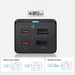 Baseus fast charger GaN5 Pro HUB HDMI 2 x USB-C / USB-A / HDMI 4K 30Hz 1.5m black + USB-C cable - USB-C 100W 40Gb/s