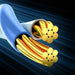 Baseus fast internet cable RJ45 cat.7 10Gbps 0.5m braided black - Network cables<<<HurtelXML