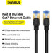 Baseus fast internet cable RJ45 cat.7 10Gbps 0.5m braided black - Network cables<<<HurtelXML