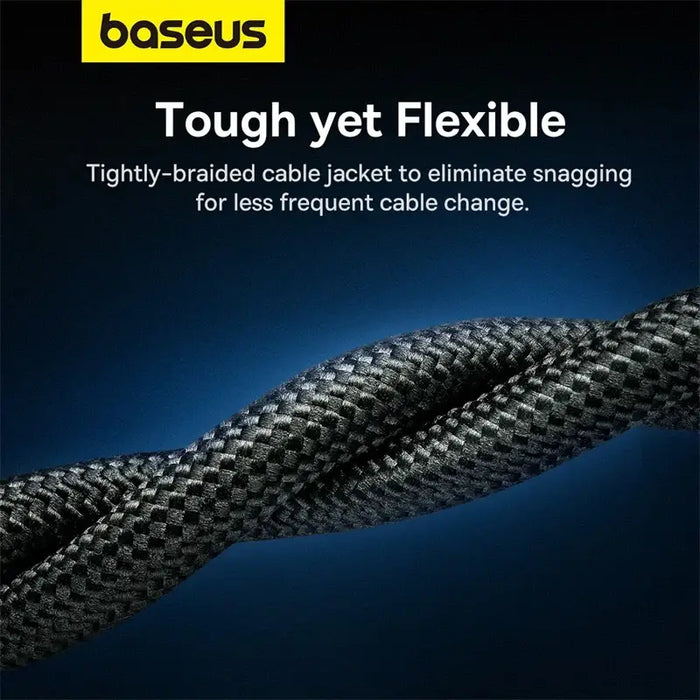 Baseus fast internet cable RJ45 cat.7 10Gbps 0.5m braided black - Network cables<<<HurtelXML