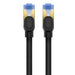 Baseus fast internet cable RJ45 cat.7 10Gbps 1m braided black - Network cables<<<HurtelXML&&&Network