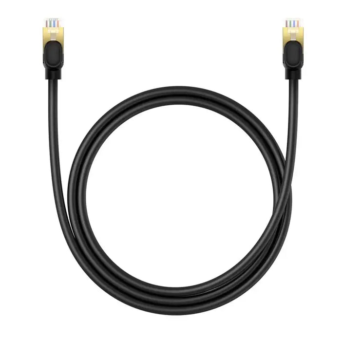 Baseus fast network cable RJ-45 cat.8 40Gbps 1m round - black - Network cables<<<HurtelXML