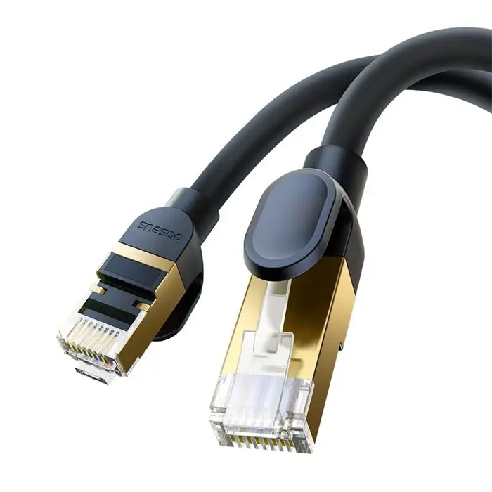 Baseus fast network cable RJ-45 cat.8 40Gbps 1m round - black - Network cables<<<HurtelXML