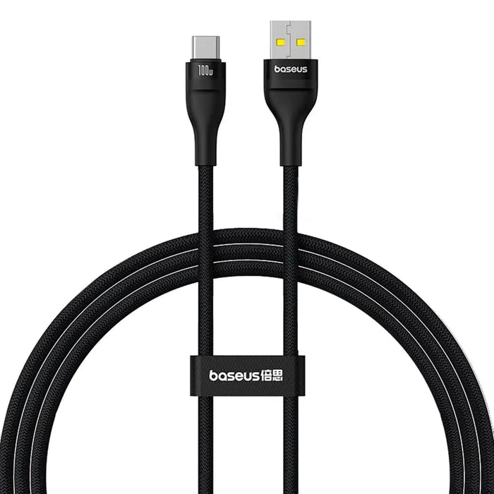Baseus Flash 2 USB-A / USB-C cable 100W 1 m - black - Cell phone cables<<<HurtelXML&&&USB cablesAKG-KAB<<<GSM