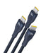 Baseus Flash Series Type C to C + C + C fast charging cable 480 Mbps Blue - USB cablesAKG-KAB<<<GSM